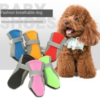 dog shoes spring and summer small sandals summer breathable soft sole comfortable foot cover pet dog shoes light and comfortable