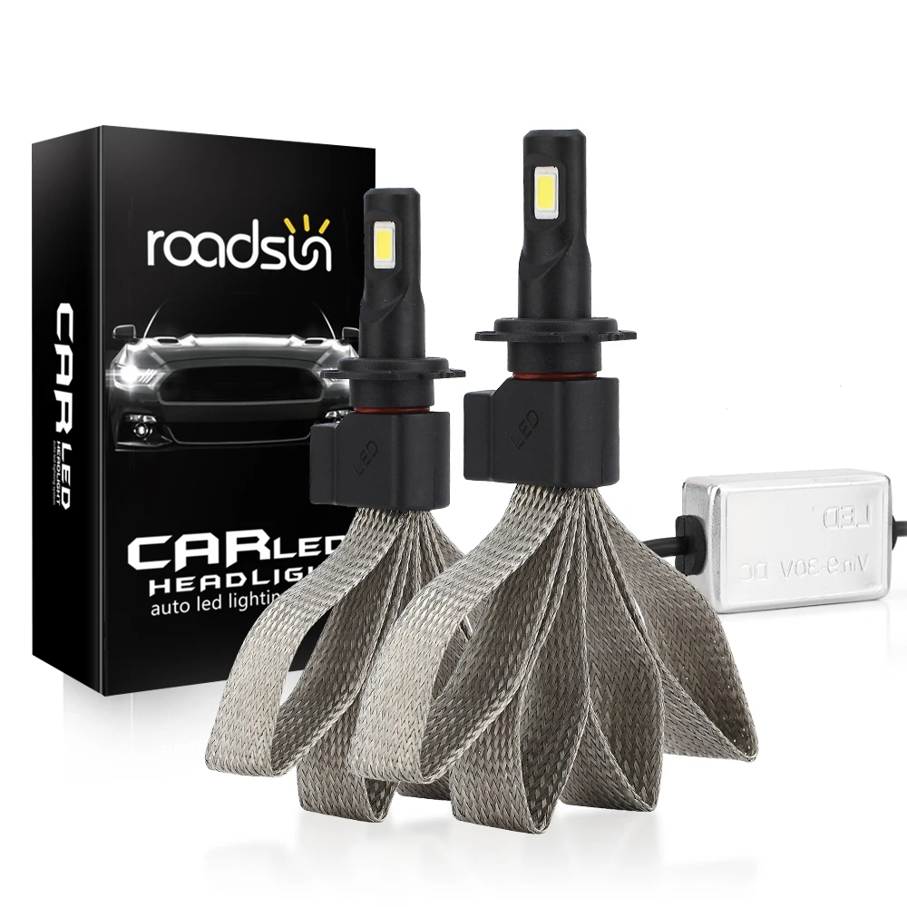 S7 автомобилей головной светильник набор h7 светодиодный лампы для H4 H3 H11 H1 880 9004 9007