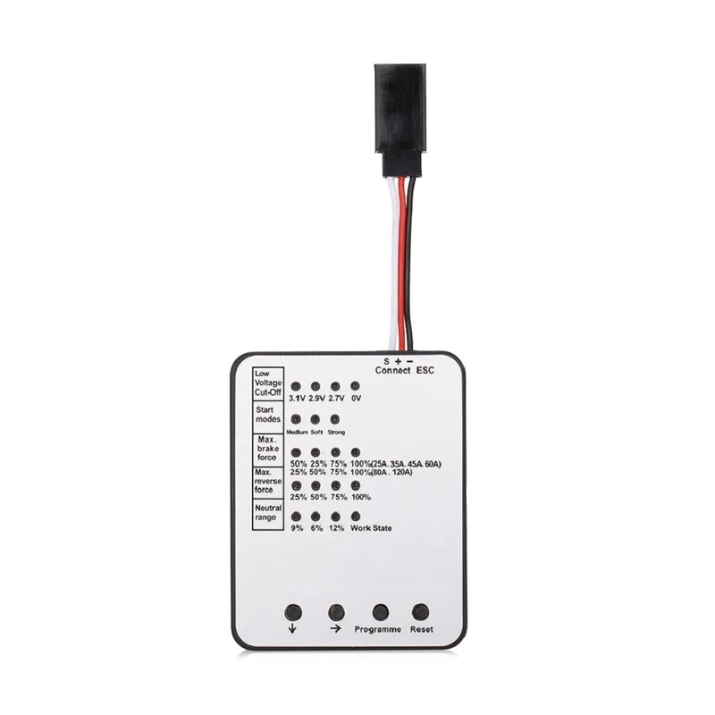 SURPASSHOBBY LED Programming Card for RC Car 25A/35A/45A/60A/80A/120A/150A Brushless ESC Electronic Speed Controller Programme | Игрушки и