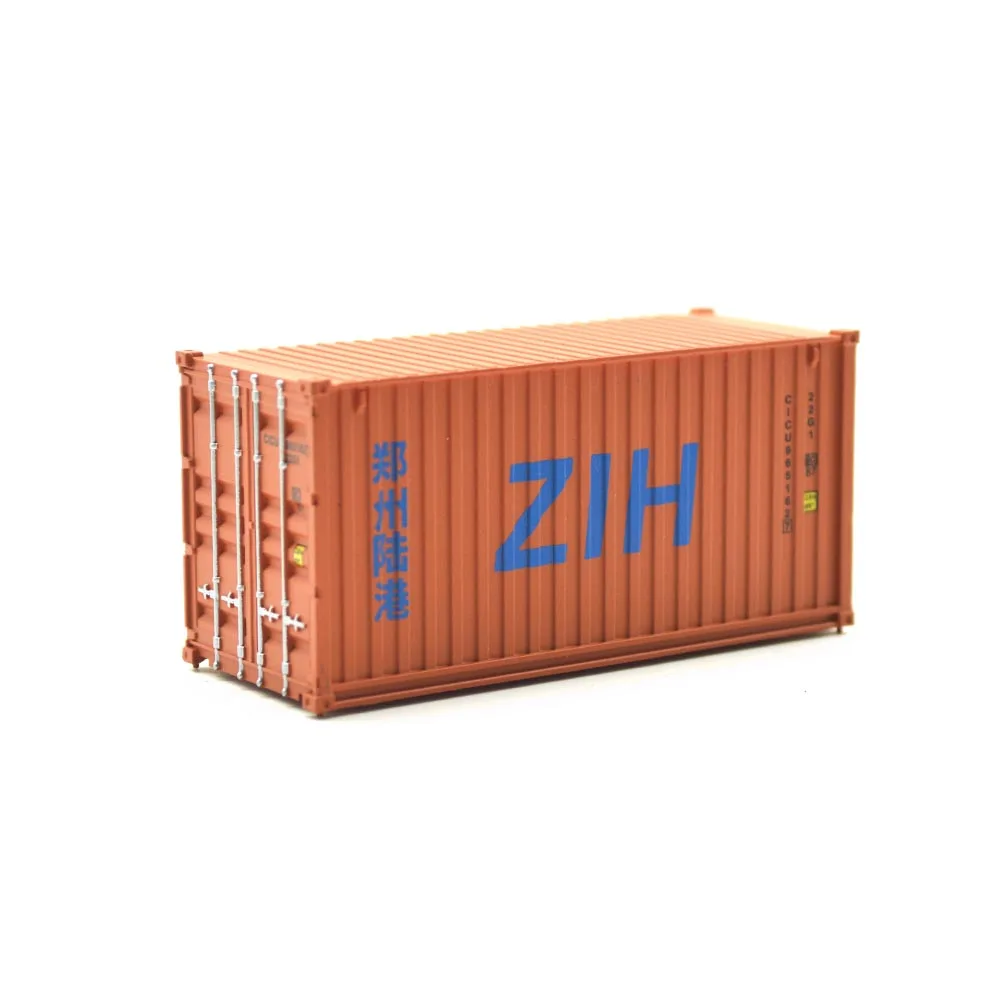 ZIH 1 шт. HO 1: 87 масштаб 20 футов пластиковый ящик для хранения Контейнер модель аксессуары для поезда для модели масштаб поезда - Цвет: ZIH