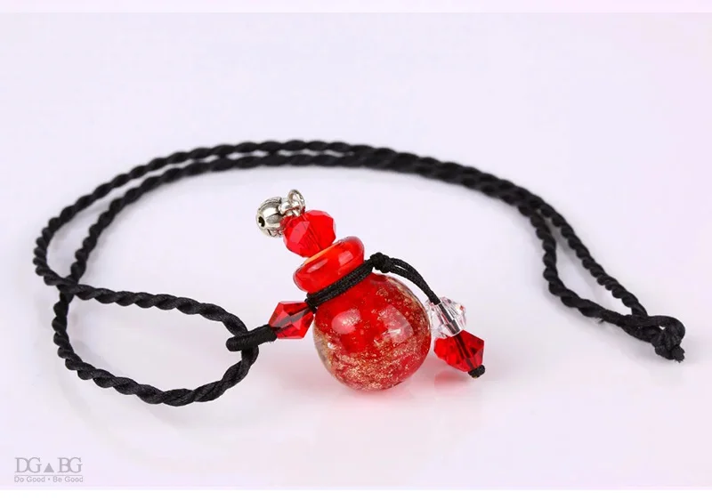 Золы урна ожерелье мини Мемориал Собака Кошка Птица похорон золотая пыль стекло