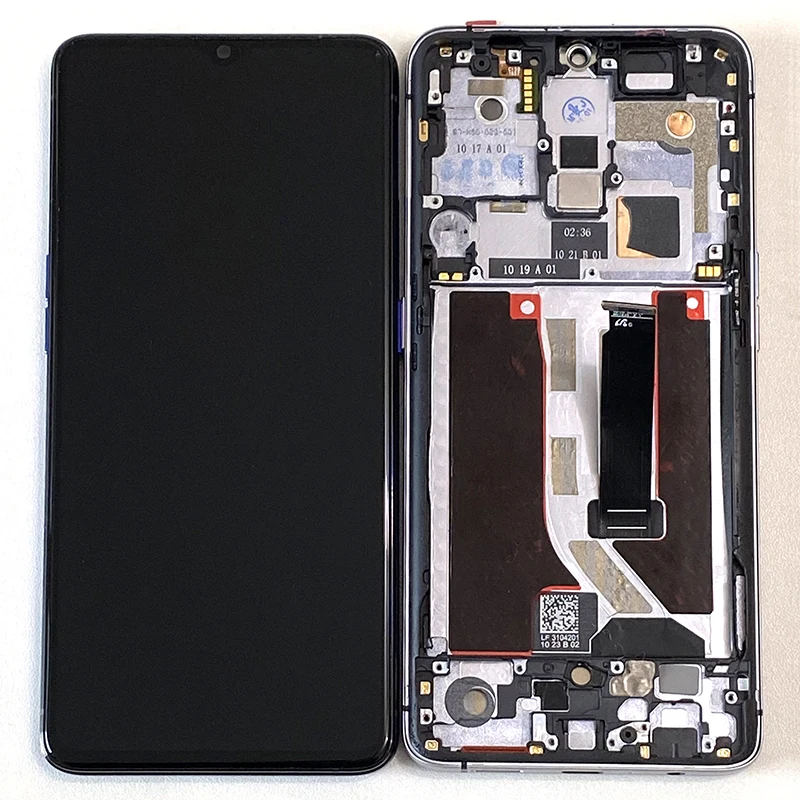 6 5 &quotSupor Amoled Оригинальный M &amp Sen для Oppo Realme X2 Pro ЖК-дисплей экран рамка + сенсорная