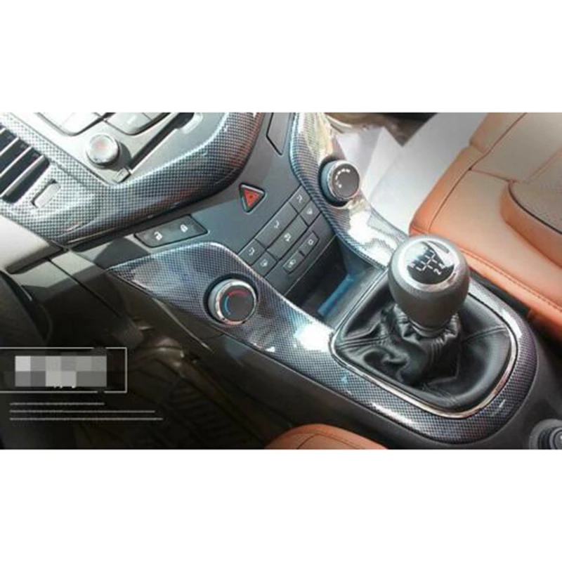 

2Pcs Car Central Console Frame Cover Stickers for Chevrolet Cruze 2009-2013 2015 MT Auto Accessory