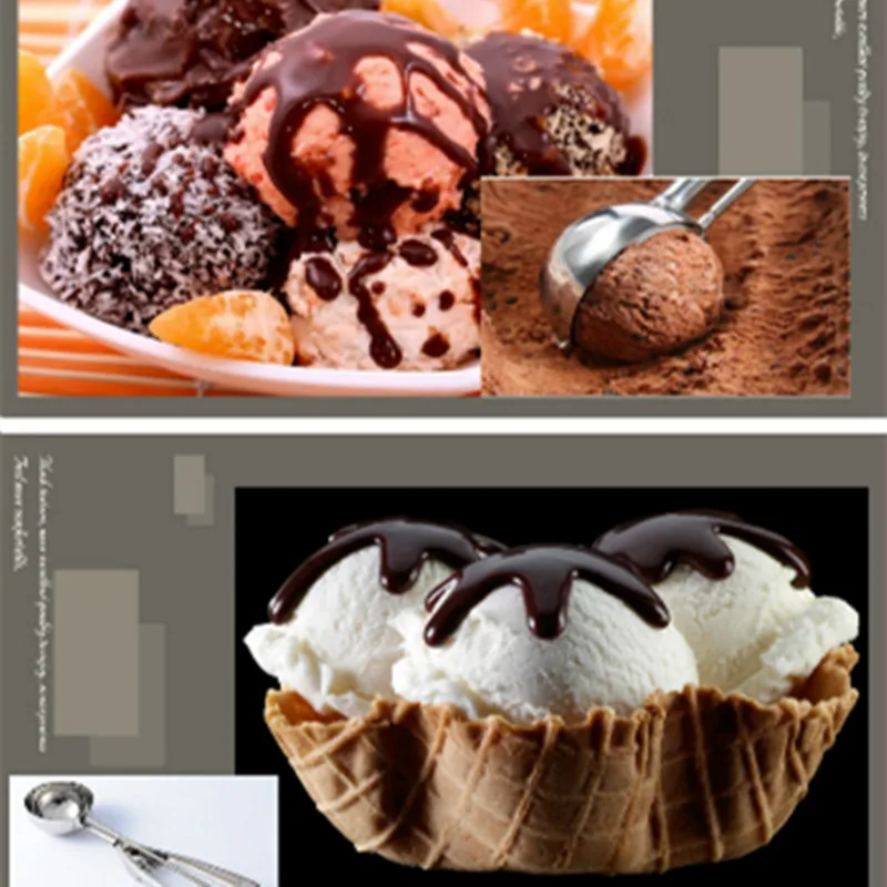 1 шт. ложка для мороженого из нержавеющей стали | Дом и сад