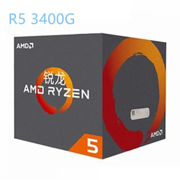 AMD Ryzen 5 3400G R5 3 7 ГГц четырехъядерный Восьмиядерный процессор 65 Вт Процессор l3 = 4M
