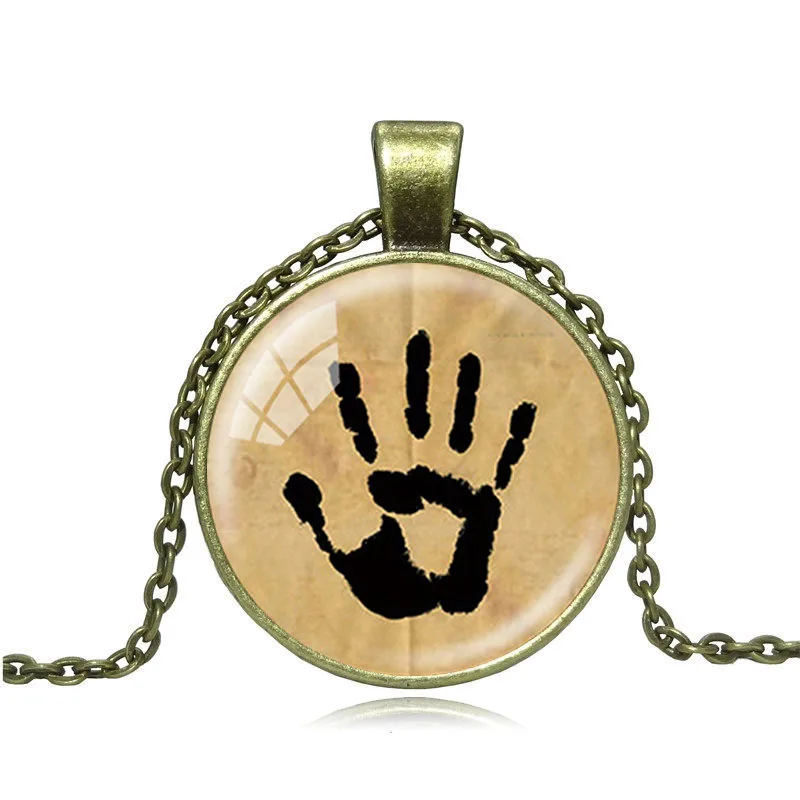 Винтажные Ювелирные изделия ручной работы кулон в виде таинственной ноты