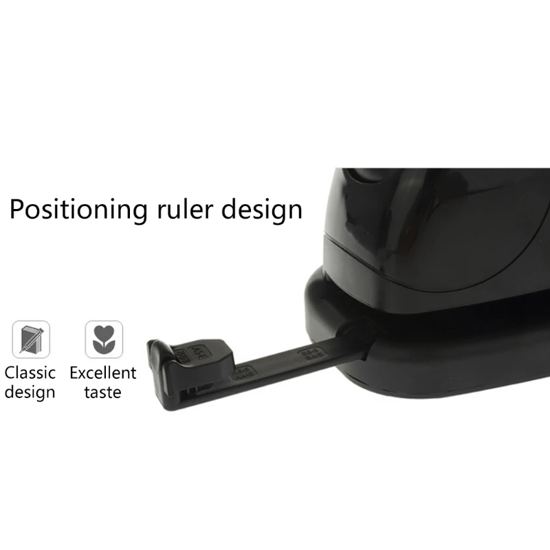 

Ручной перфоратор с двумя отверстиями, Дырокол с двумя кольцами, вместимость 40 листов, с коробкой для хранения конфетти, товары для дома, шко...