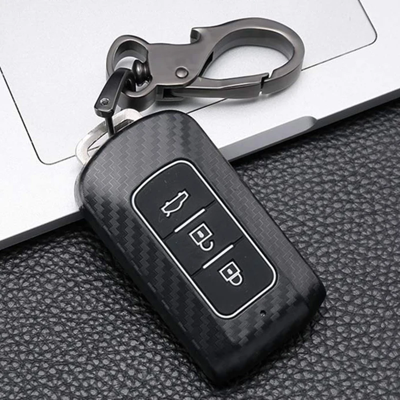 

New ABS+silica gel Smart Remote Car Key Case Cover For Mitsubishi Outlander 3 Lancer 10 Pajero Sport L200 ASX Eclipse Cross Colt
