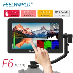 FEELWORLD F6 PLUS 4K Monitor 5.5 Inch on Camera DSLR Field Monitor 3D LUT Touch Screen IPS FHD 1920x1080 Video Camera