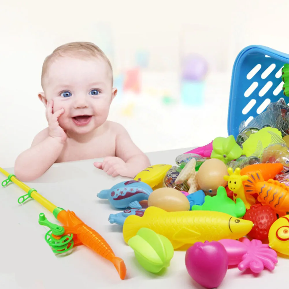 

1 Set Fishing Toys Magnetic Fishing Toys Educational Toys (Random Style)