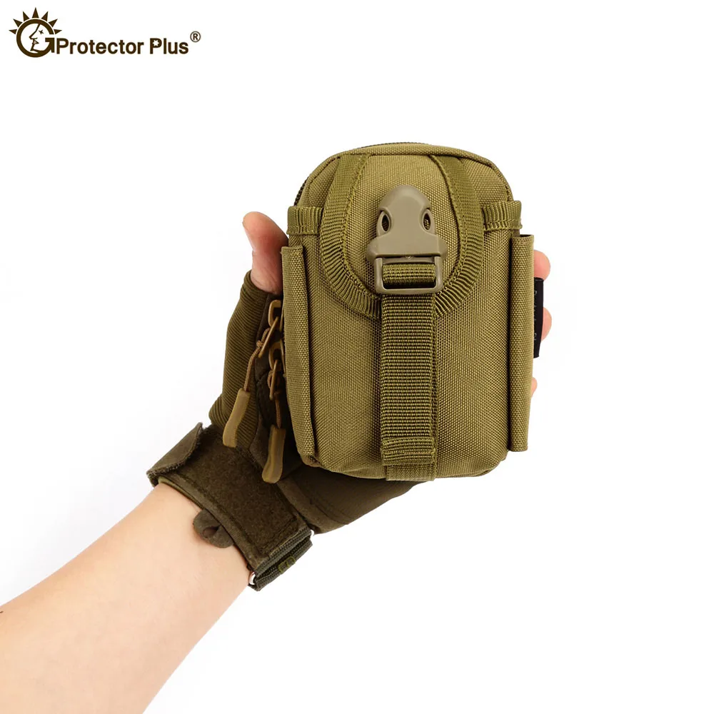 Camouflage Nylon Molle Pouch Mobile Phone Package Military Tactical Climbing Army Attached Packs Travel Hiking Bags