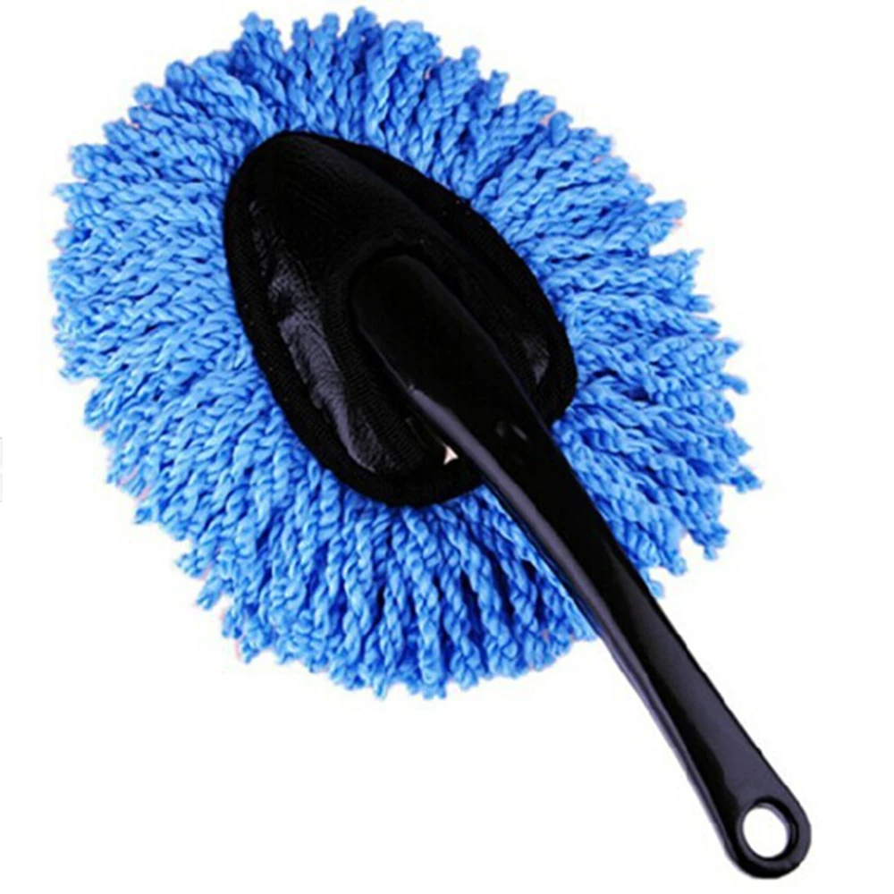 

Multifunctional Car Duster Cleaning Dirt Dust Clean Brush Dusting Tool Mop Gray Automobile Cleaning Detailing Care Accessories