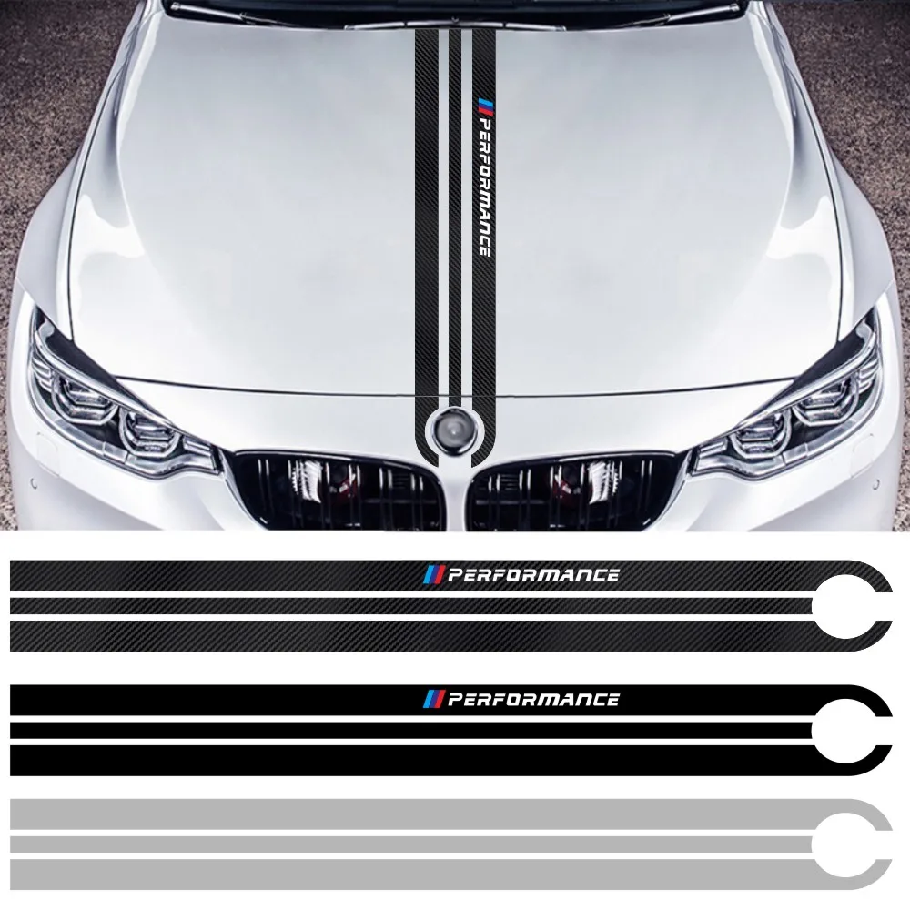 Стикер на капот из углеродного волокна для BMW M3 M5 M6 E46 E90 E60 E70 F30 F10 F15 F16 | Автомобили и