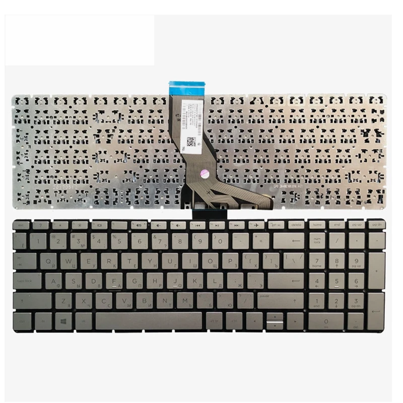 Russian laptop keyboard for HP 15-bs113DX 15-bs115DX 15-bs038DX 15-bs013DX black with Palmrest Upper Cover | Компьютеры и офис