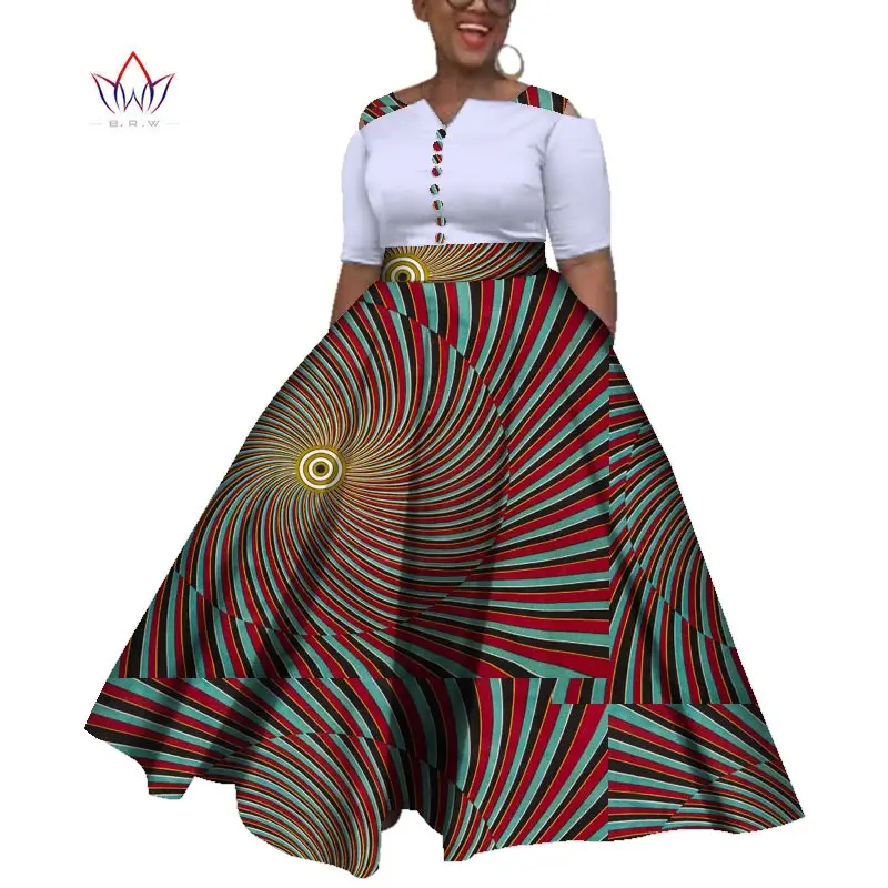 2021 в африканском стиле комплект из обуви платья для женщин Красочные