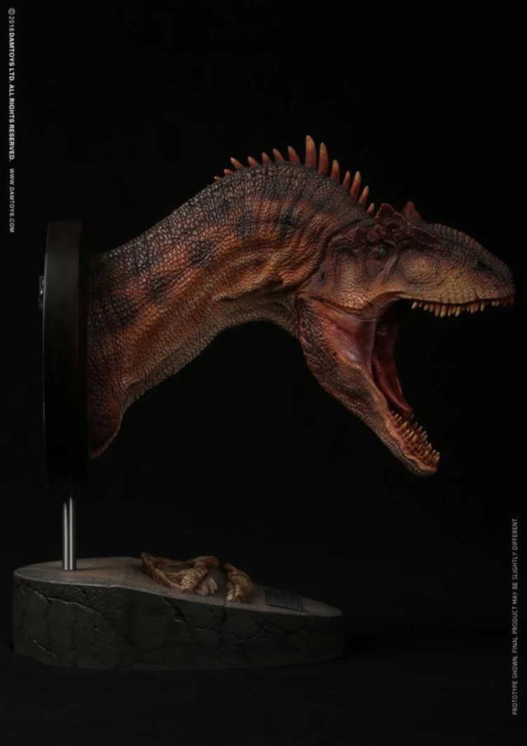 Для коллекции ALLOSAURUS бюст Коллекционная Голова Статуя MUS010A/B серии музейных игрушек исключительный кран 12 ''Статуэтка