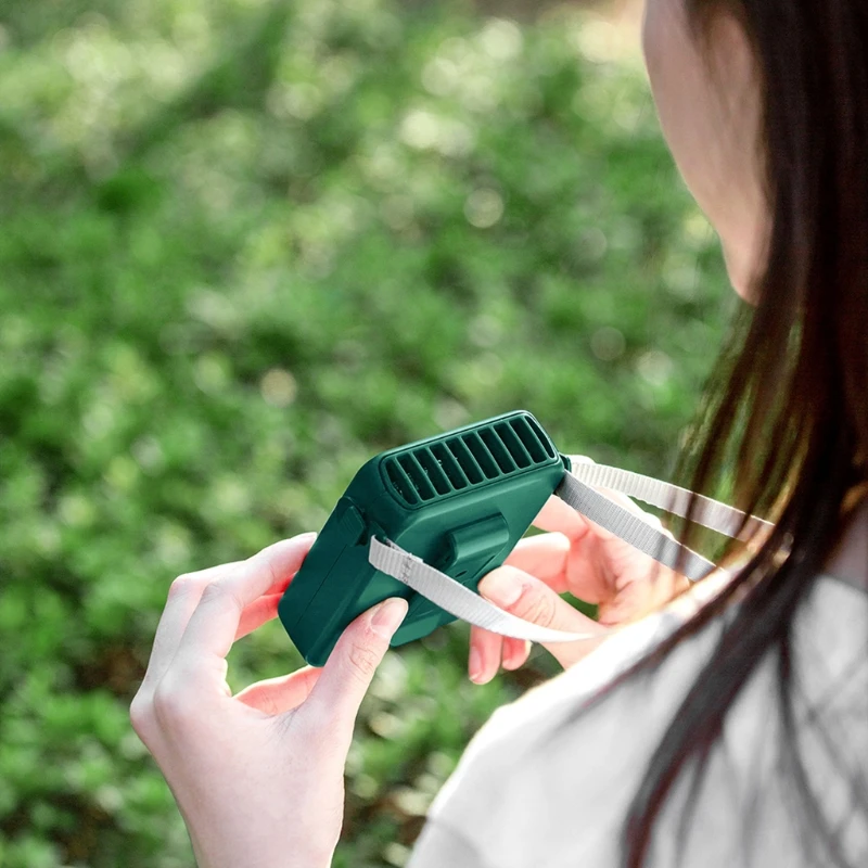 

Mini USB Neck Fan 5V Cooler Rechargeable Ventilador Outdoor Travel Handheld Portable Silent Small Fans Office Cooling