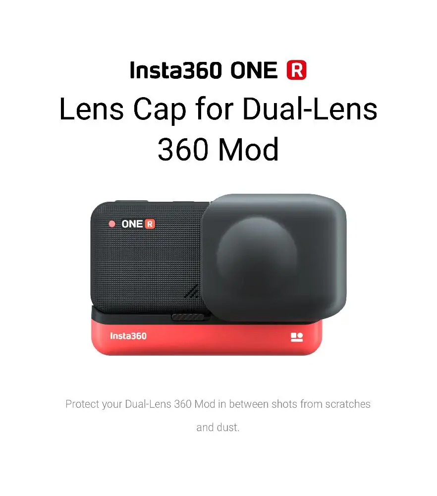 Защитная крышка объектива RCtown Insta360 ONE R силиконовый защитный чехол для Insta 360 One