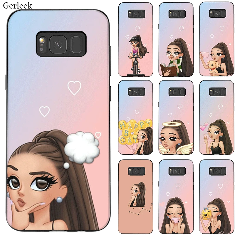 Мобильный телефон чехол для Samsung A20E A70S A2 Core J4 J6 Plus Prime J8 J7 Duo милый мультяшный Ariana