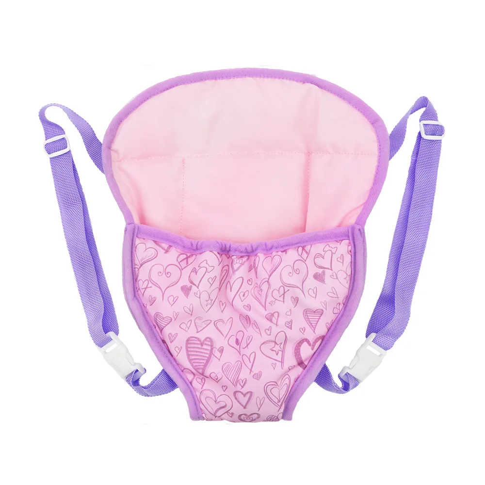 New Blue Purple 18 Inch American Doll Carrying Bag Toy Backpack Outgoing Packets Suit For 43cm Baby Accesssories | Игрушки и хобби