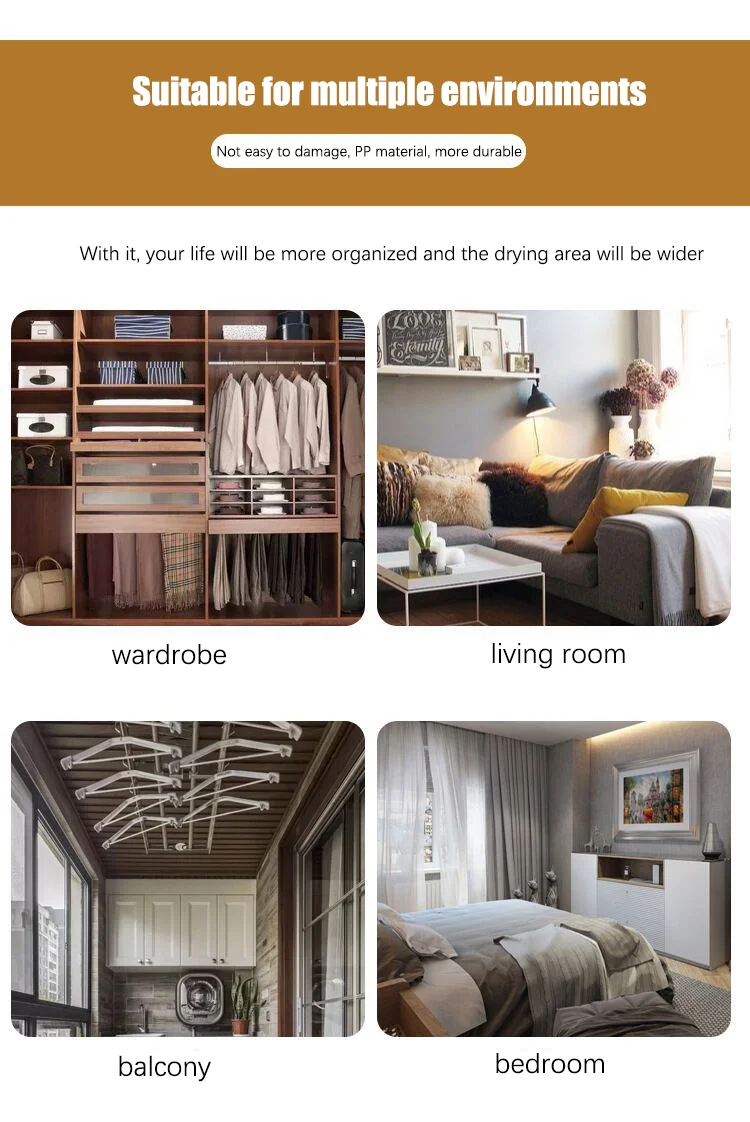 

6In1 Pant Rack Hangers For Clothes Multifunction Shelves Wardrobe Closet Storage Organizer Stainless Steel Magic Trouser Hanger