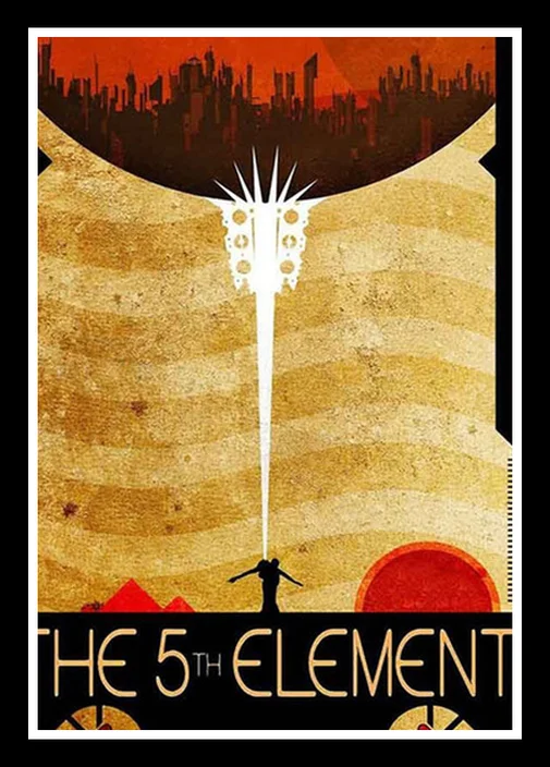 Великолепный Классический плакат по научной фантастике JL The Second Element