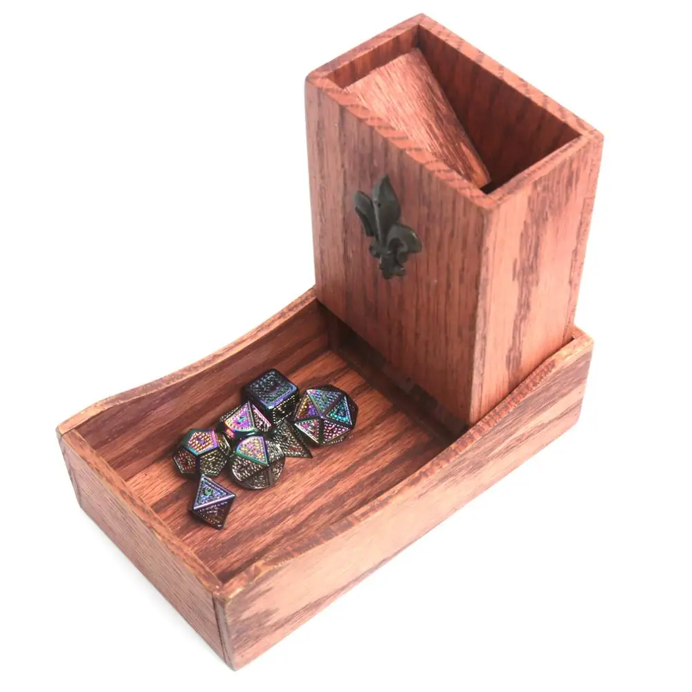 CHENGSHUO DND Набор кубиков Новый Dragon dice радужные металлические кубики из цинкового