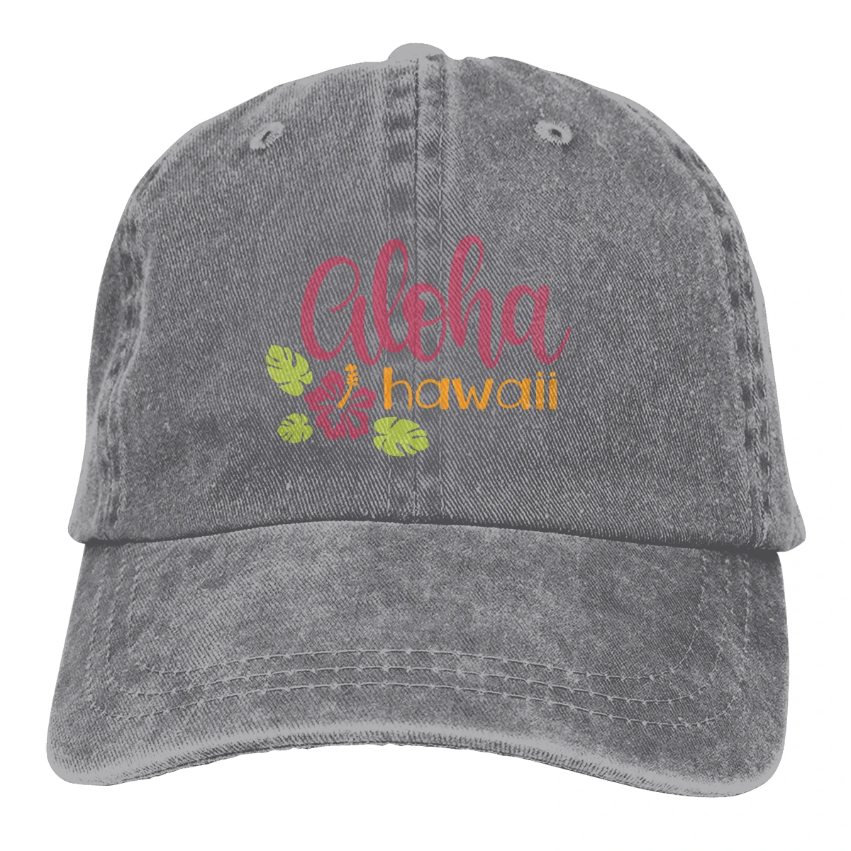 

Aloha Hawaii Hats for Men Women Adjustable Sun Hats Vintage Trucker Hat