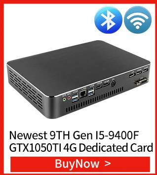 MSECORE I5 9400F GTX1050 2G Dedicated card Gameing Mini PC Windows 10 HTPC Nettop linux game PC Desktop Computer WiFi bluetooth