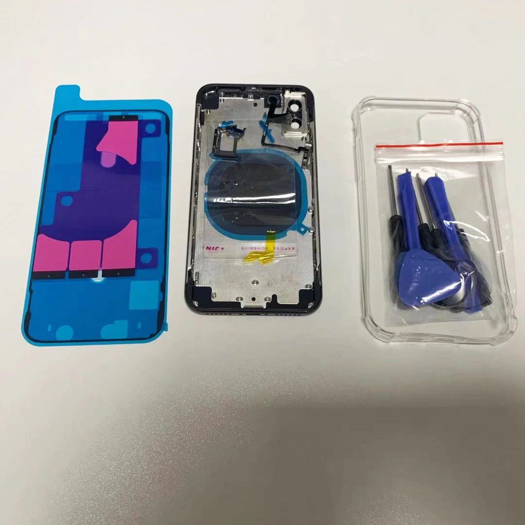 

Free Case New Finish Battery Cover For iPhone Xs max housing like 12Pro Max Rear Chassis to iPhone Xsmax With Radar + gifts