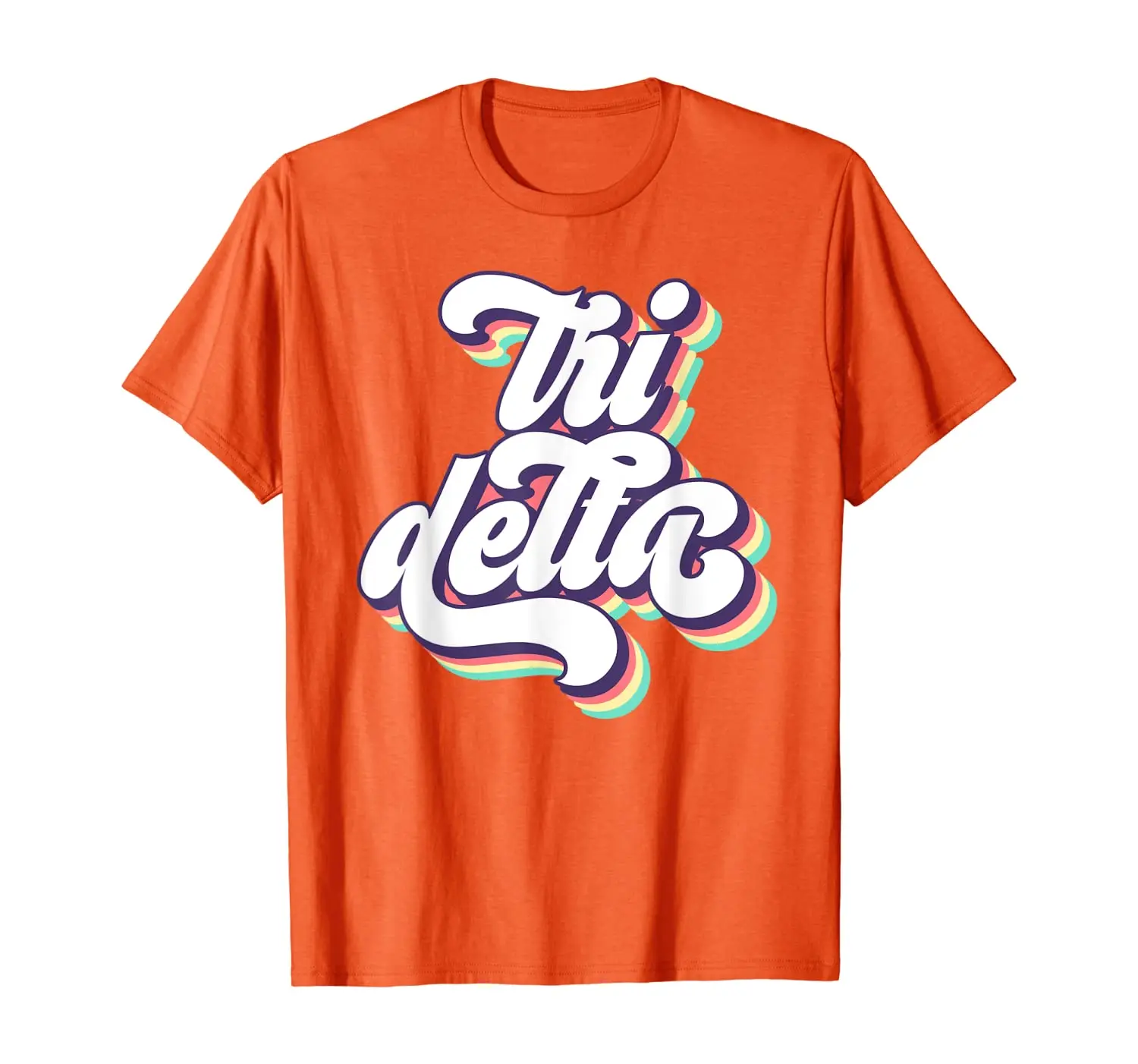 

Ретро винтажная греческая футболка Tri Delta Sorority