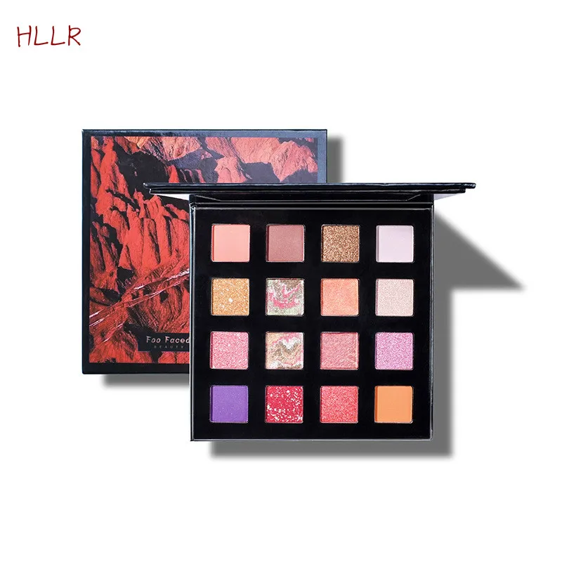 Палитра теней для век из свинины 16 цветов матовая палитра макияжа TSML1| |