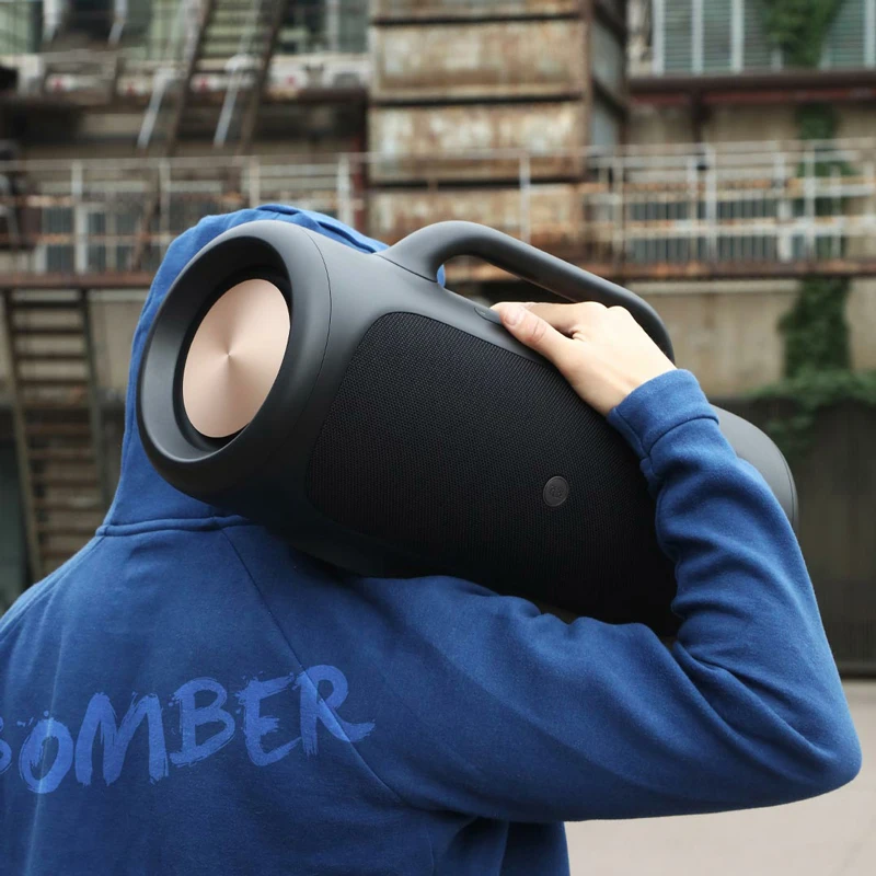 

2020 Bomber Subwoofer Bluetooth Speaker BT 5.0 Large Bass Indoor Outdoor Dual-mode Sound Street Youth Hip-hop USB Speaker
