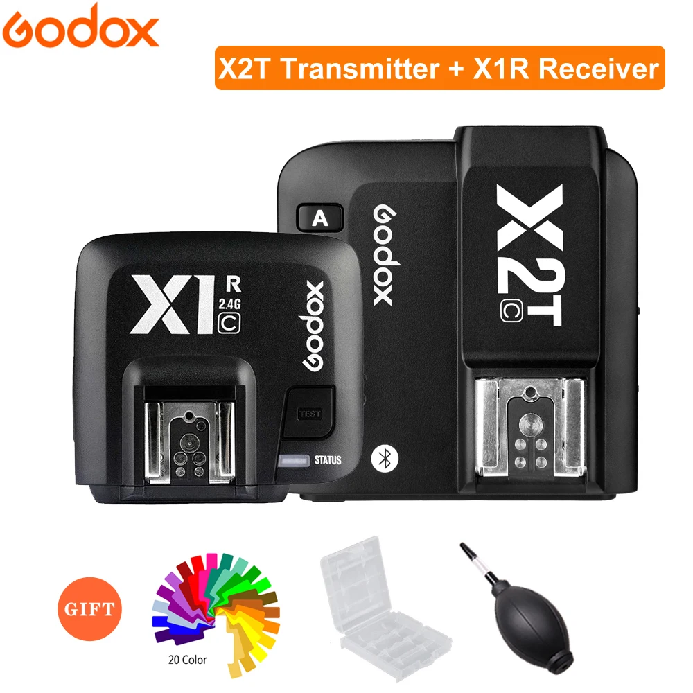 Godox X2 X2T C N HSS 2 4G Беспроводная вспышка Speedlite передатчик триггер с S/N/S приемник для