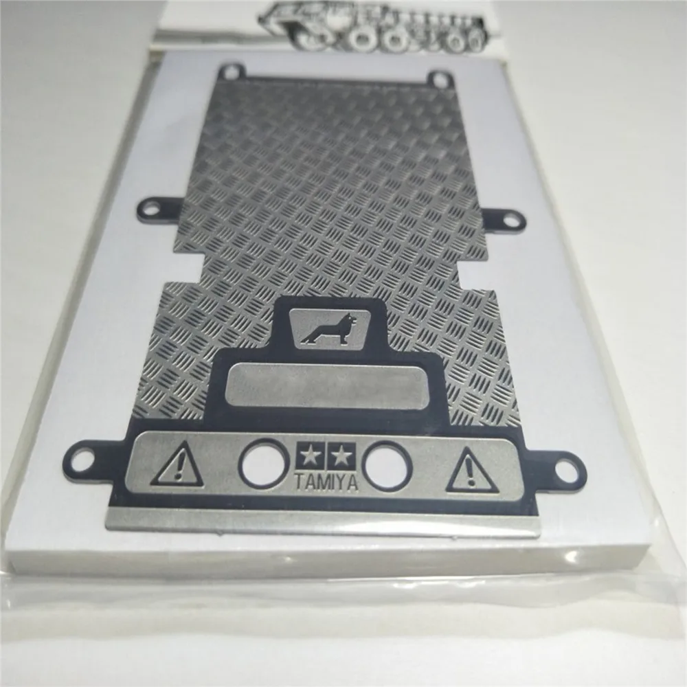 Декоративная панель из нержавеющей стали противоскользящая пластина для 1/14 Tamiya