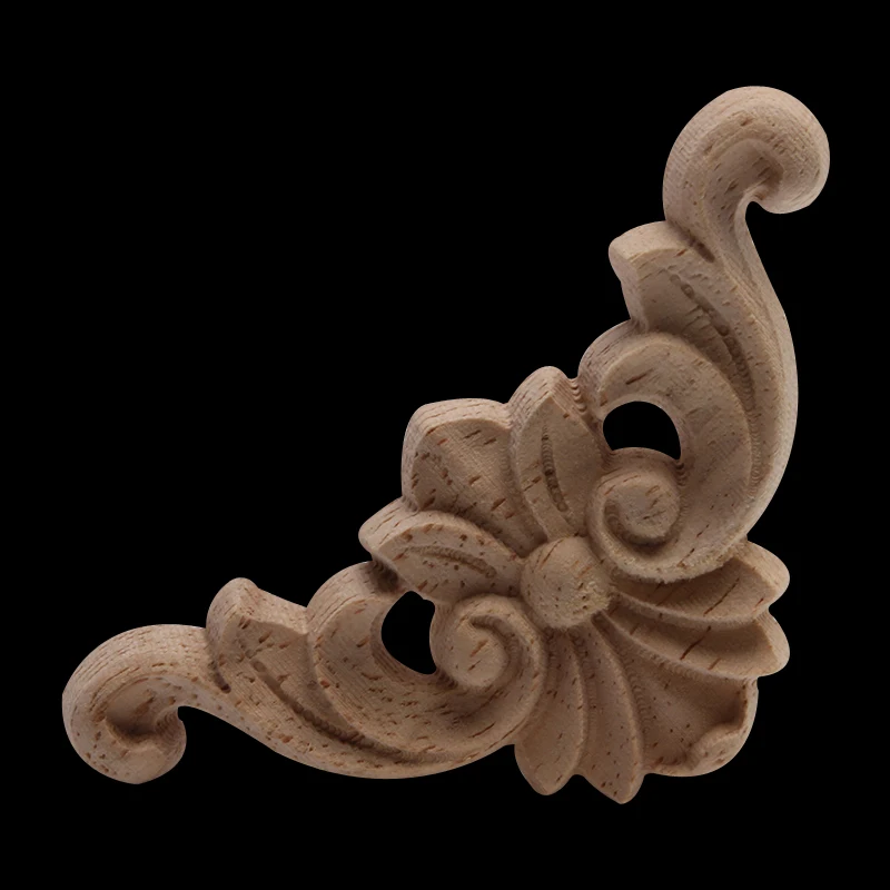 Деревянная аппликация Onlay деревянная наклейка современное декоративное