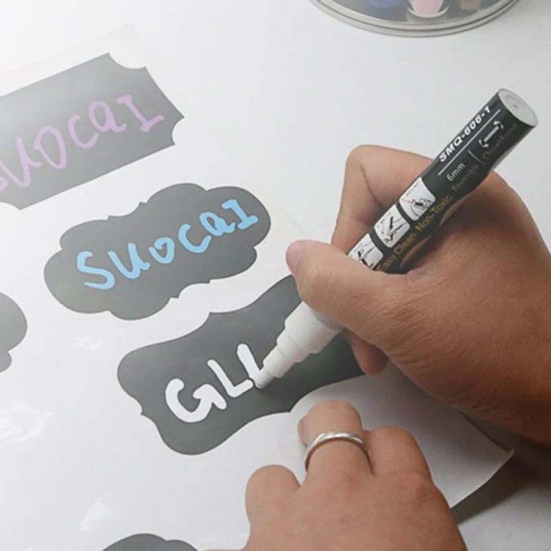 Водонепроницаемая доска кухонные наклейки с этикетками для специй оптовая