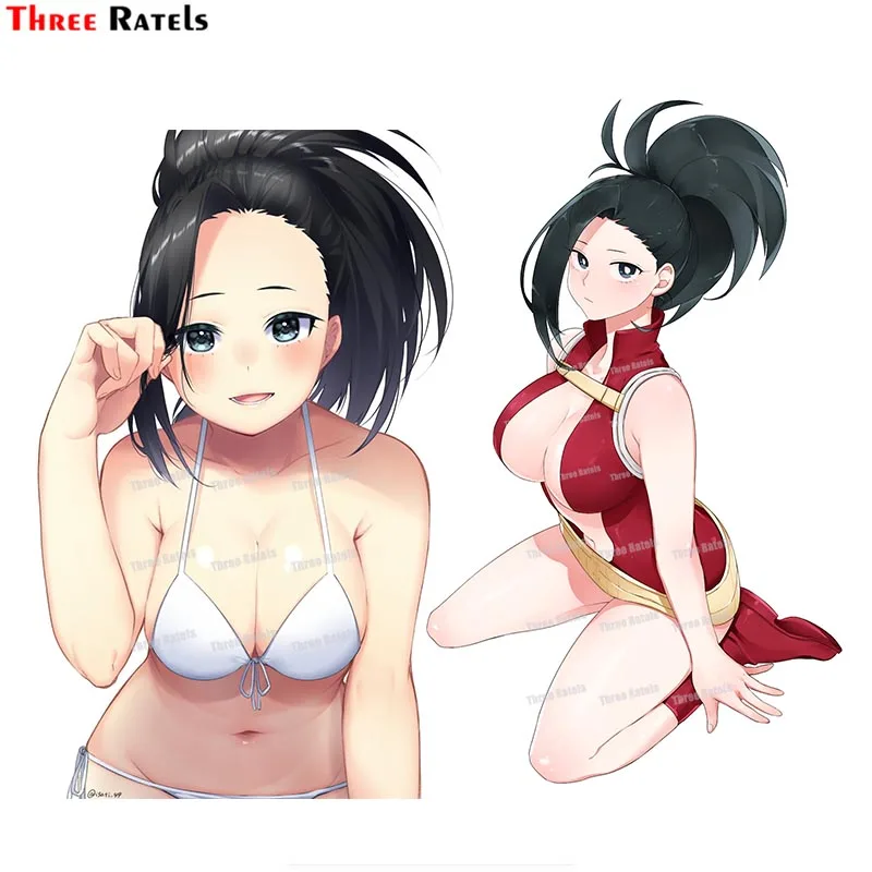 

Three Ratels A33 Cute Anime Yaoyorozu Momo Boku No Hero Academia For Girl's Room Wall Decorative Sticker Car&Laptop&Toy Decal