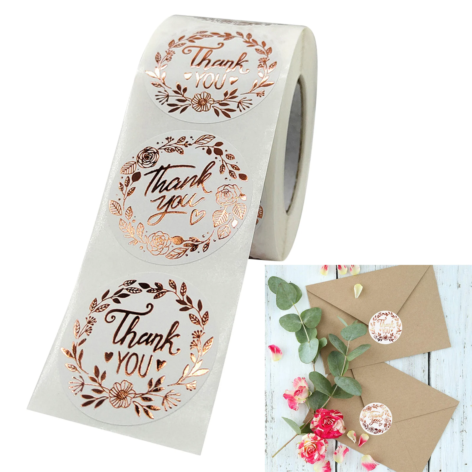 

500 шт Круглые Спасибо наклейки 1/1.5 ''упаковочные этикетки для печати скрапбукинга