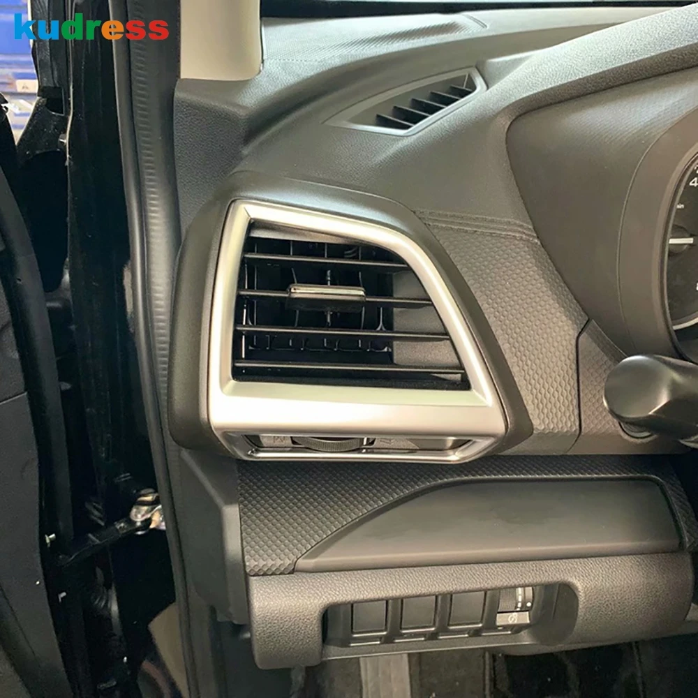 Для Subaru Forester SK 2019 2020 Стиль углеродного волокна внешняя отделка наклейка на раму