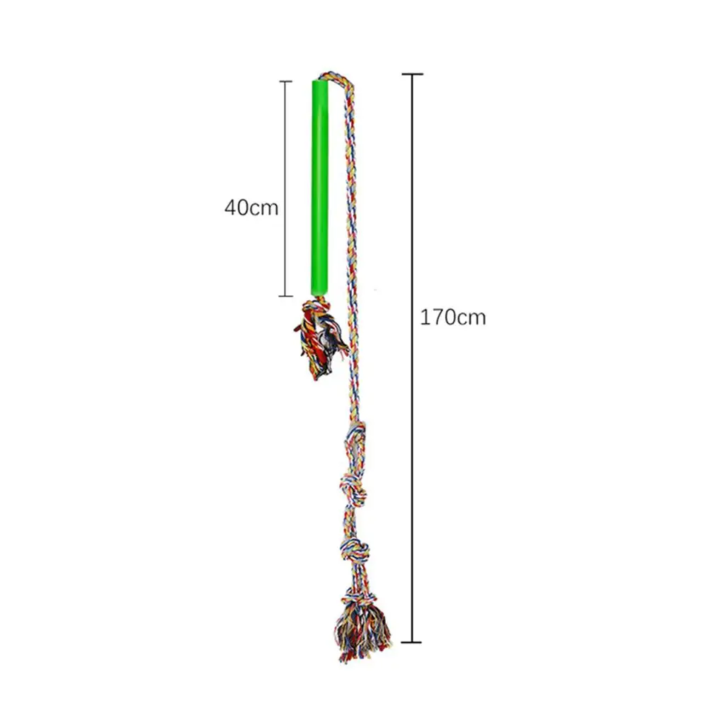 Забавная палочка для собак и щенков уличная Интерактивная веревка упражнений на