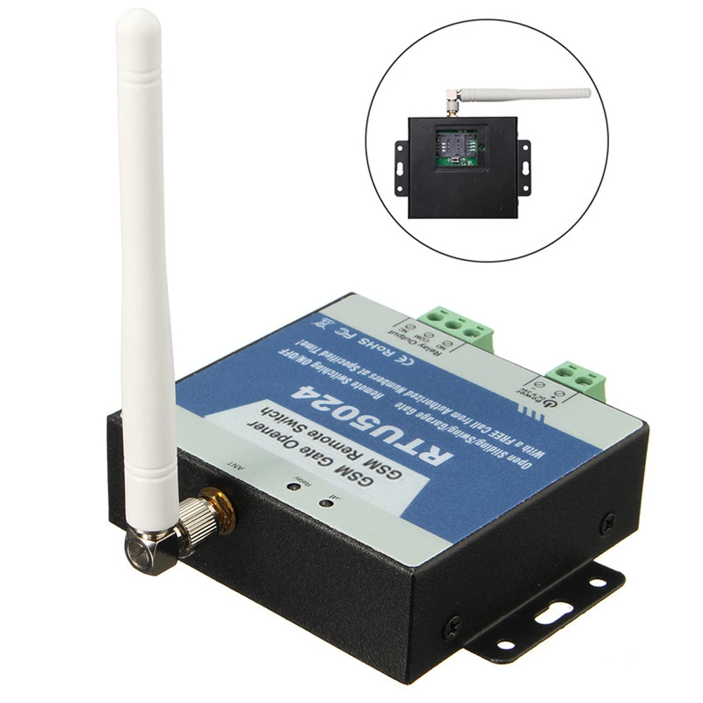 

Релейный переключатель для ворот/гаража RTU5024, GSM
