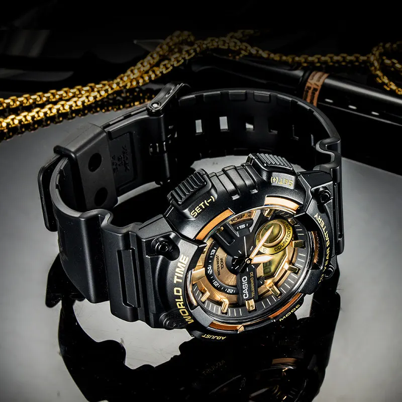 Casio часы Лучшие продажи взрыва часы мужчины установить лучший бренд класса люкс LED военный цифровые часы спортивные 100м Водонепроницаемые кварцевые мужские часы relogio masculino reloj hombre erkek kol saati AEQ100