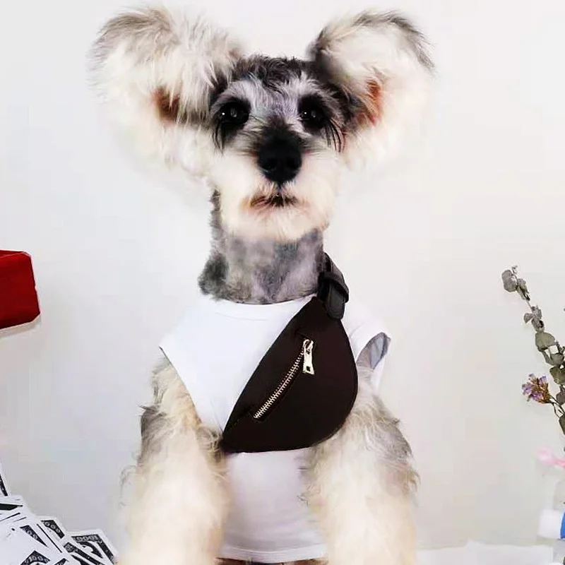 Мода Собака самостоятельно Стропы Шнауцер дизайнерские домашние сумка через