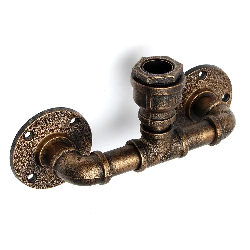 J style Золотой Бронзовый промышленный настенный светильник ретро стимпанк