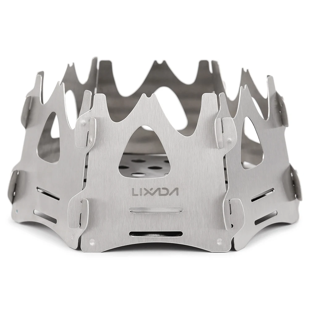 Шестигранная походная дровяная плита Портативная Складная легкая карманная