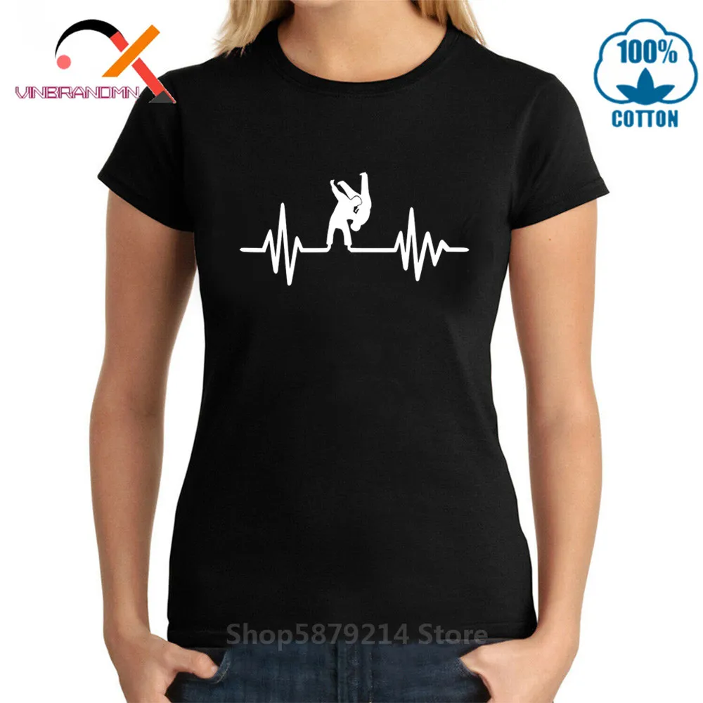 Футболка женская для тренировок по боевым искусствам из хлопка | Женская одежда