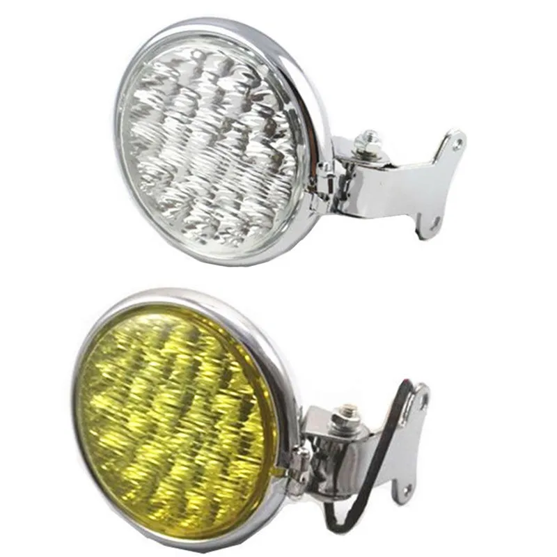 Универсальный мотоциклетный дальний и ближний свет светодиодная хромированная