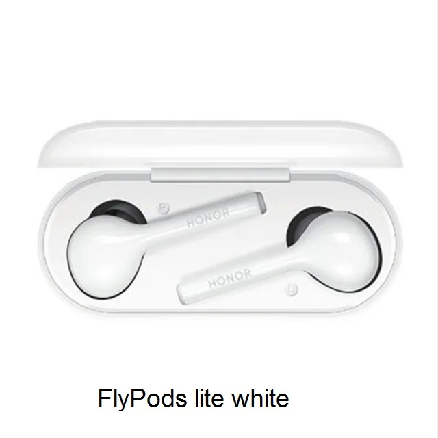 FlyPods lite white Оригинальные беспроводные наушники huawei Honor Flypods Lite, водонепроницаемые, IP54, Bluetooth 4,2, управление, Беспроводная зарядка - Цвет: FlyPods lite white