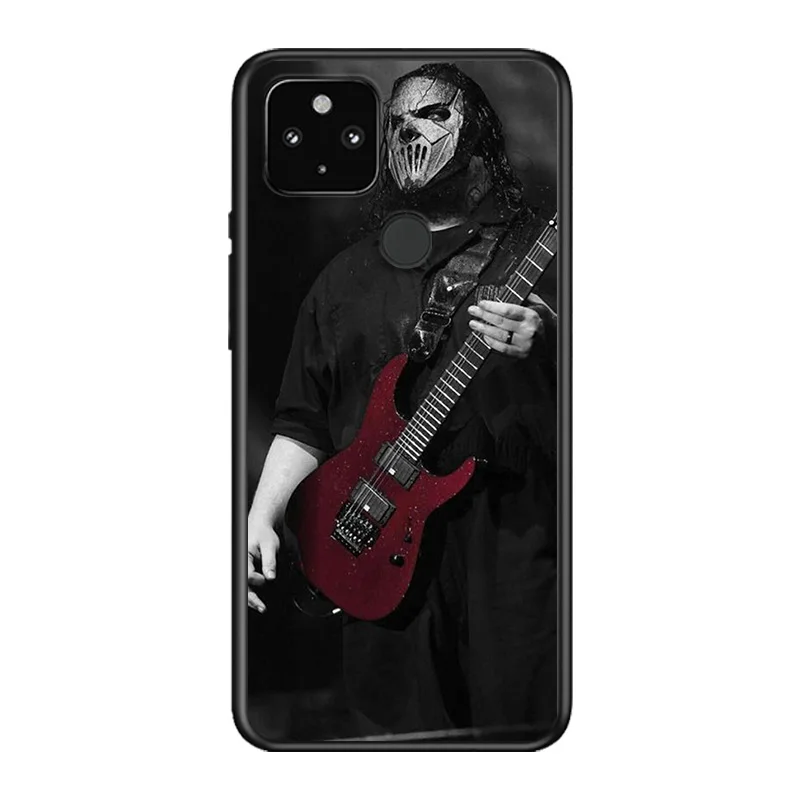 

Slipknot Clown Corey Taylor Soft TPU Silicone Black Cover For Google Pixel 5 4A 5G 4 XL Phone Case